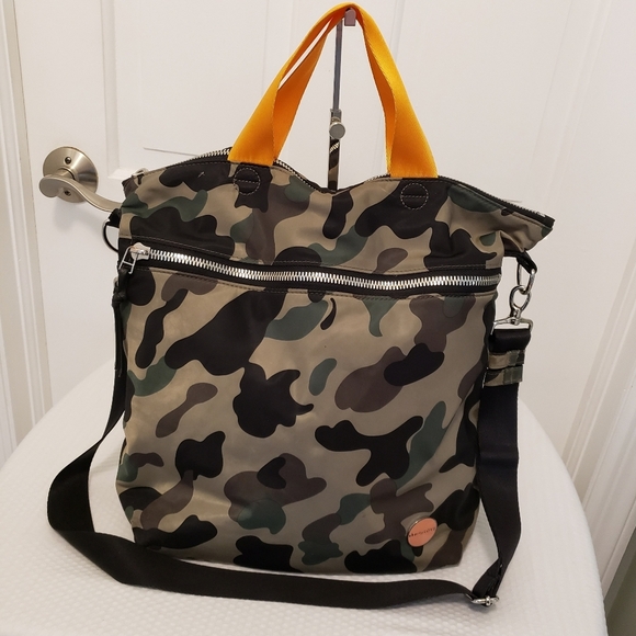 Shortylove "Wonder" Camo Print Large Crossbody/Shoulder/Top Handle Versatile Bag - Picture 1 of 14
